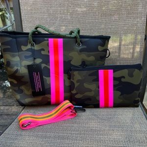 NWT Haute Shore neoprene tote bag